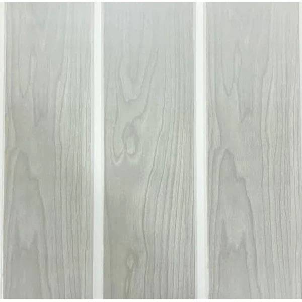 Shunda Plafon PVC Ceiling Buy Material or Installed Per meter Type K 9208 F White Wood Grain motif
