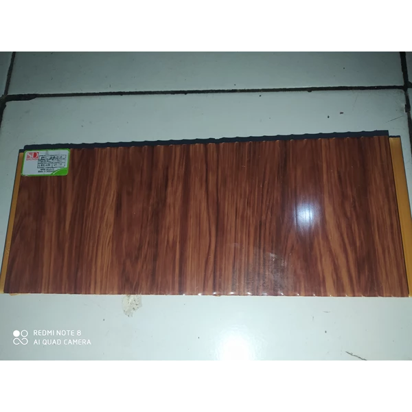Luxury Wood Grain Pattern PVC Ceiling Shunda Brand Ceiling Type PL 2522 Material and Installation