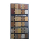 Synthetic Vinyl Flooring Wood Grain Pattern Textured Material and Installation Per Meter Kang Bang Brand Type KB 01 2