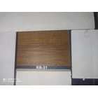 Vinyl Flooring Wood Pattern Textured Brown Color Material and Installation of the Kang Bang Brand Type KB 31 4
