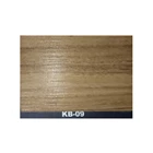 Wood Pattern Vinyl Flooring Brand Kang Bang Type KB 09 Material Or Installed Per Meter 2