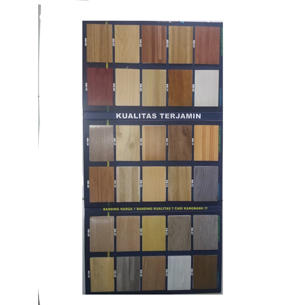 Wood Pattern Vinyl Flooring Brand Kang Bang Type KB 09 Material Or Installed Per Meter