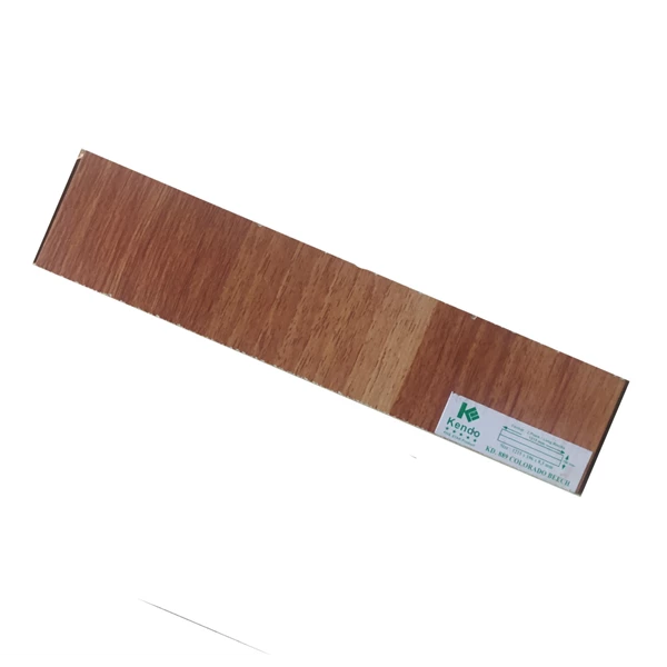 Textured Parquet Wood Flooring or Installed Kendo Brand Type KD 889 Size 120 Cm x 20 Cm x 8 Mm