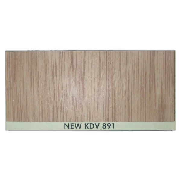 Lantai Vinyl Motif Kayu Untuk Lantai Rumah Kantor Hotel Merk Kendo Tipe KDV 891 Ukuran 95 Cm x 18 Cm x 3 Mm