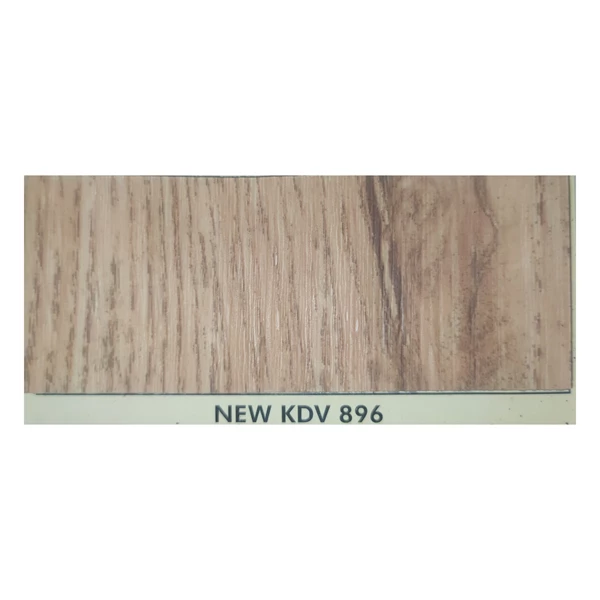 Lantai Vinyl Motif Kayu Untuk Lantai Rumah Tempat Ibadah dan Kantor Merk Kendo Tipe KDV 896 Ukuran 95 Cm x 18 Cm x 3 Mm