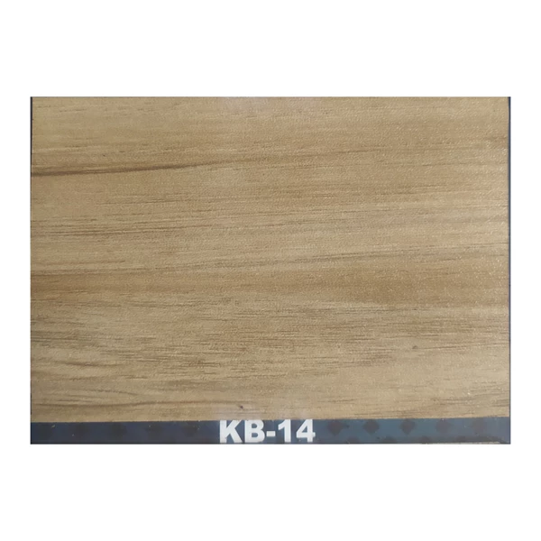 Vinyl Wood Floor Motif Wood Grain Brand Kang Bang Type KB 14 For Home Office Apartment Flooring With Size Per Pcs Length 91 Cm x Width 15 Cm