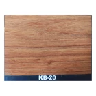 Vinyl Flooring Wood Grain Pattern For Floors And Stairs Brand Kang Bang Type KB 20 With Size Per Pcs Length 91 Cm x Width 15 Cm 2
