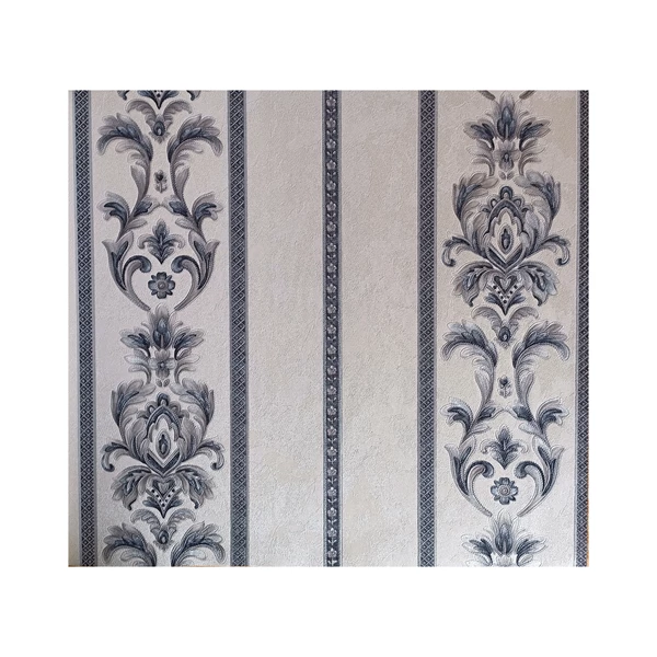Davinci Wallpaper Batik Motifs and Vertical Lines Type DV305 10 meters long x 53 cm wide