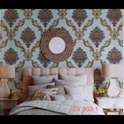 Wall Wallpaper Batik Motif 10 Meters Width 53 Cm Davinci Brand For Living Room Rooms and Offices 1