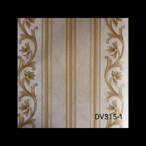 Wall Wallpaper For Living Room and Bedroom Davinci Brand Type DV315 Length 10 Meters x Width 53 Cm