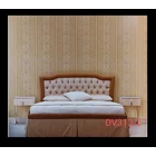 Wallpaper Dinding Batik dan Garis Merk Davinci Tipe DV313 Ukuran Per Roll Panjang 10 Meter x Lebar 53 Cm  1