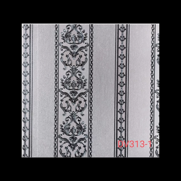 Wallpaper Dinding Batik dan Garis Merk Davinci Tipe DV313 Ukuran Per Roll Panjang 10 Meter x Lebar 53 Cm 