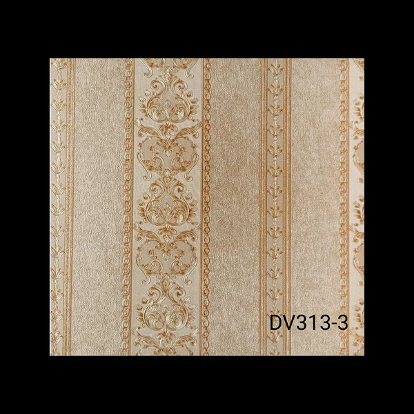 Wallpaper Dinding Batik dan Garis Merk Davinci Tipe DV313 Ukuran Per Roll Panjang 10 Meter x Lebar 53 Cm 